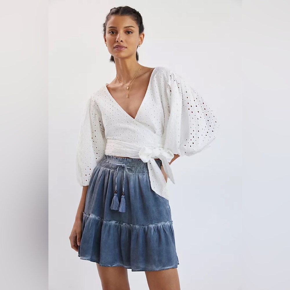 ANTHROPOLOGIE | Pilcro Tie-Dye Mini Skirt